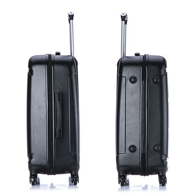 InUSA Pilot 20" Hardside Carry-On Suitcase, 4-Wheeled Spinner, TSA Checkpoint Friendly, Black (IUPIL00S-COA)