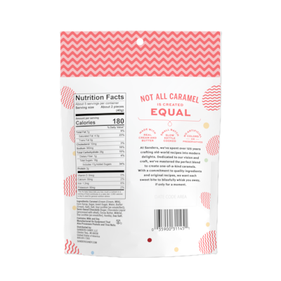 Sanders Snack Size Dark Chocolate Sea Salt Caramels Eggs, 7 oz. (MRY31145)