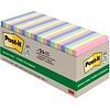 Post-it® Greener Notes, 3 x 3, Sweet Sprinkles Collection, 75 Sheets/Pad, 24 Pads/Cabinet Pack (65