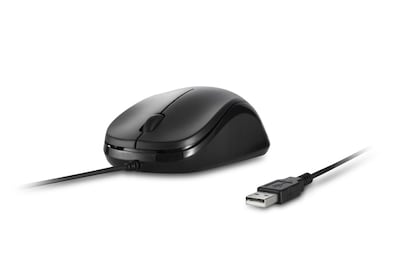 Kensington MY201 Simple Solutions Ambidextrous Mouse, Black (TAA)(K55114TAA)