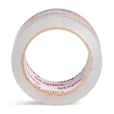 Staples® Comfort Grip Tape Dispenser with Packing Tape, 1.88" x 54.6 Yds (ST-A26-PG)