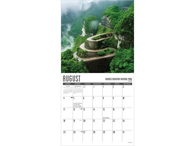 2024 Willow Creek Travel Junkie 12" x 12" Monthly Wall Calendar (37522)