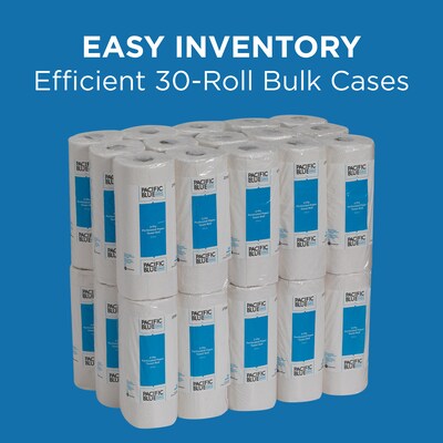 Pacific Blue Select Paper Towels, 2-ply, 85 Sheets/Roll, 30 Rolls/Carton (27385)