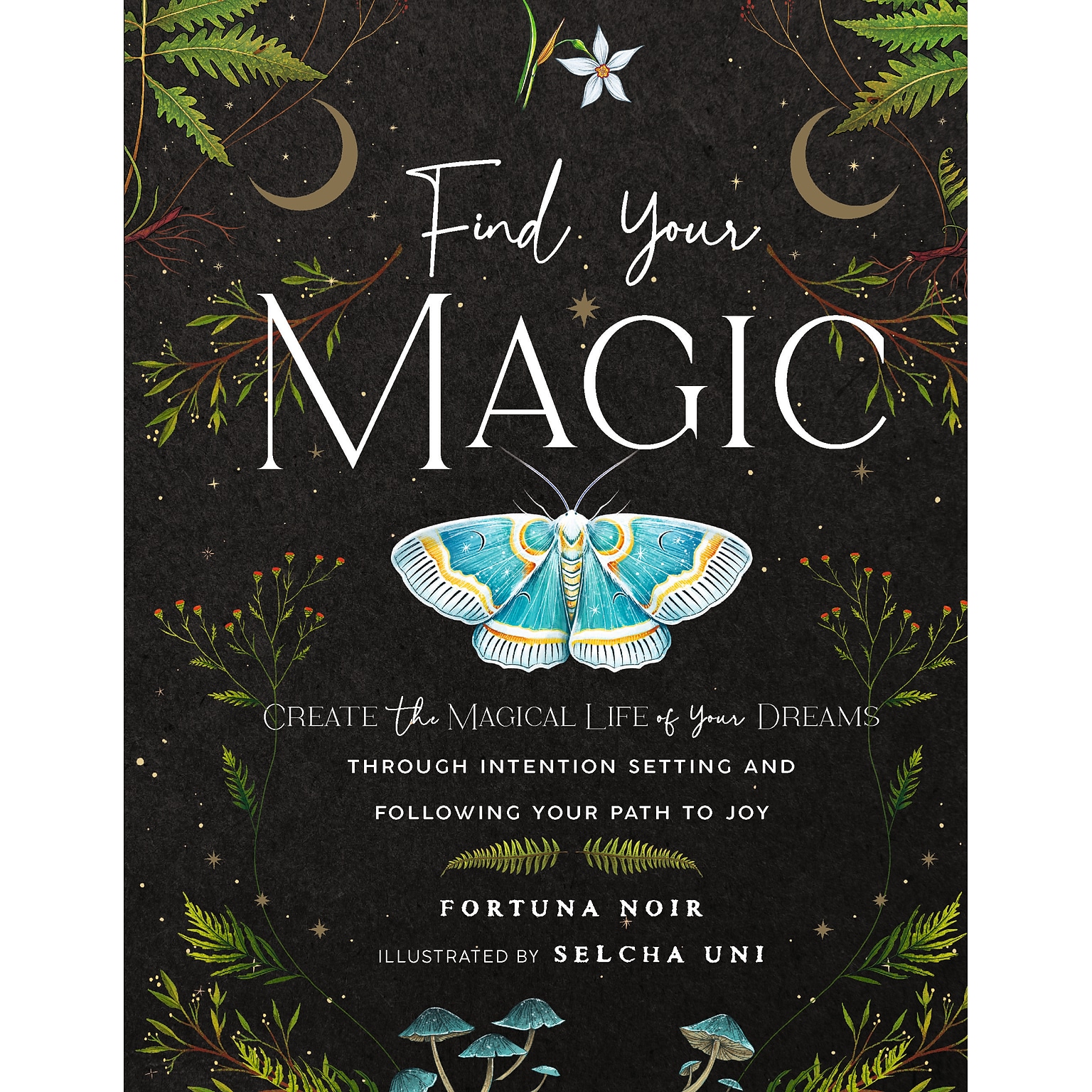 Quarto Find Your Magic Prompts Guided Journal, Hardcover, 6.27 x 8.25, Black, 160 Pages (9781631068973)