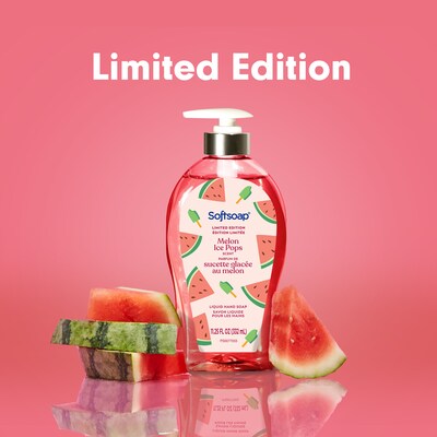 Softsoap Limited Edition Liquid Hand Soap, Melon Ice Pops Scent, 11.25 fl. oz. (61047386)