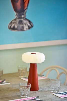 Adesso Ozzie LED Table Lamp, Reddish Brown (3114-08)