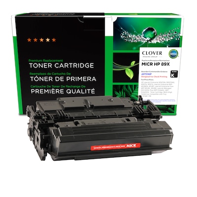 Clover Imaging Group Remanufactured Black High Yield MICR Toner Cartridge Replacement for HP CF289X