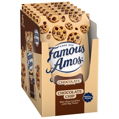 Famous Amos Wonders From the World Belgian Chocolate Cookies, 3 oz., 6/Box (FEU05908)