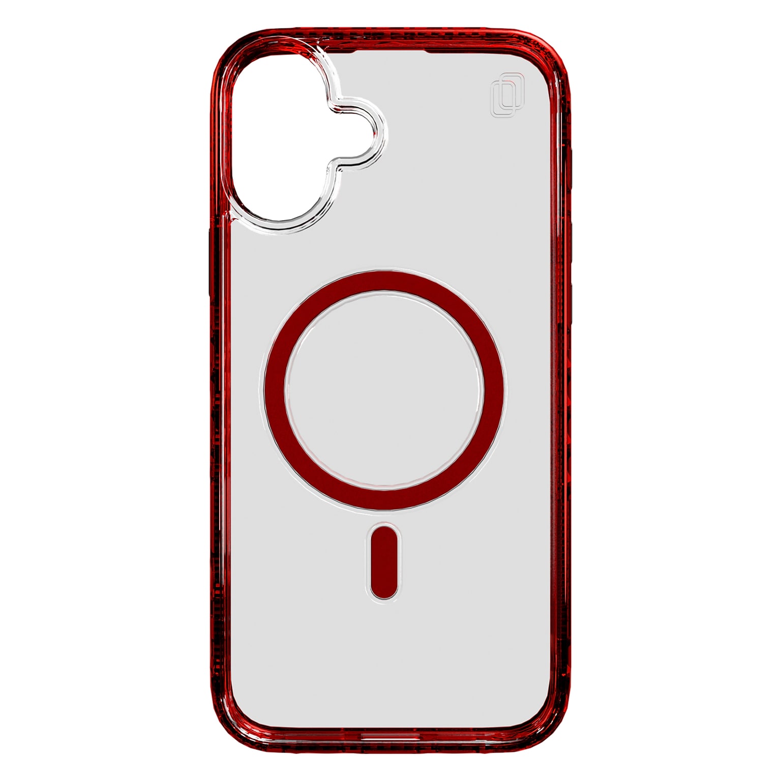 cellhelmet Magnitude Series MagSafe Phone Case for iPhone 16 Plus, Shock Absorbing, Lava Red (CM-105-LR)