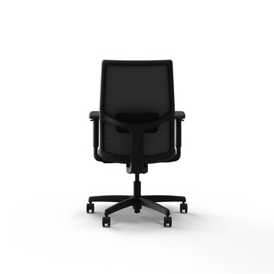 HON Ignition 2.0 Vinyl/Mesh Swivel Task Chair, Basalt/Black (HIWMM.Y1.A.H.IM.SX23.BL.SB.T)