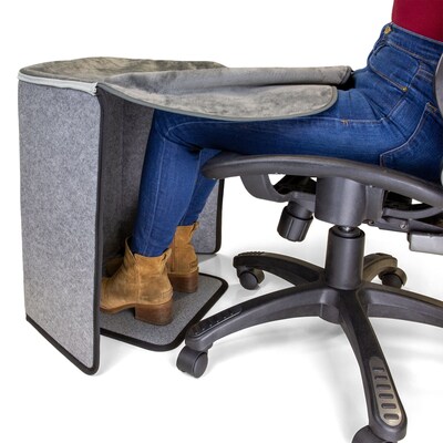 Heetz Foot and Leg Portable Radiant Electric Heater, Gray (HTZ110)