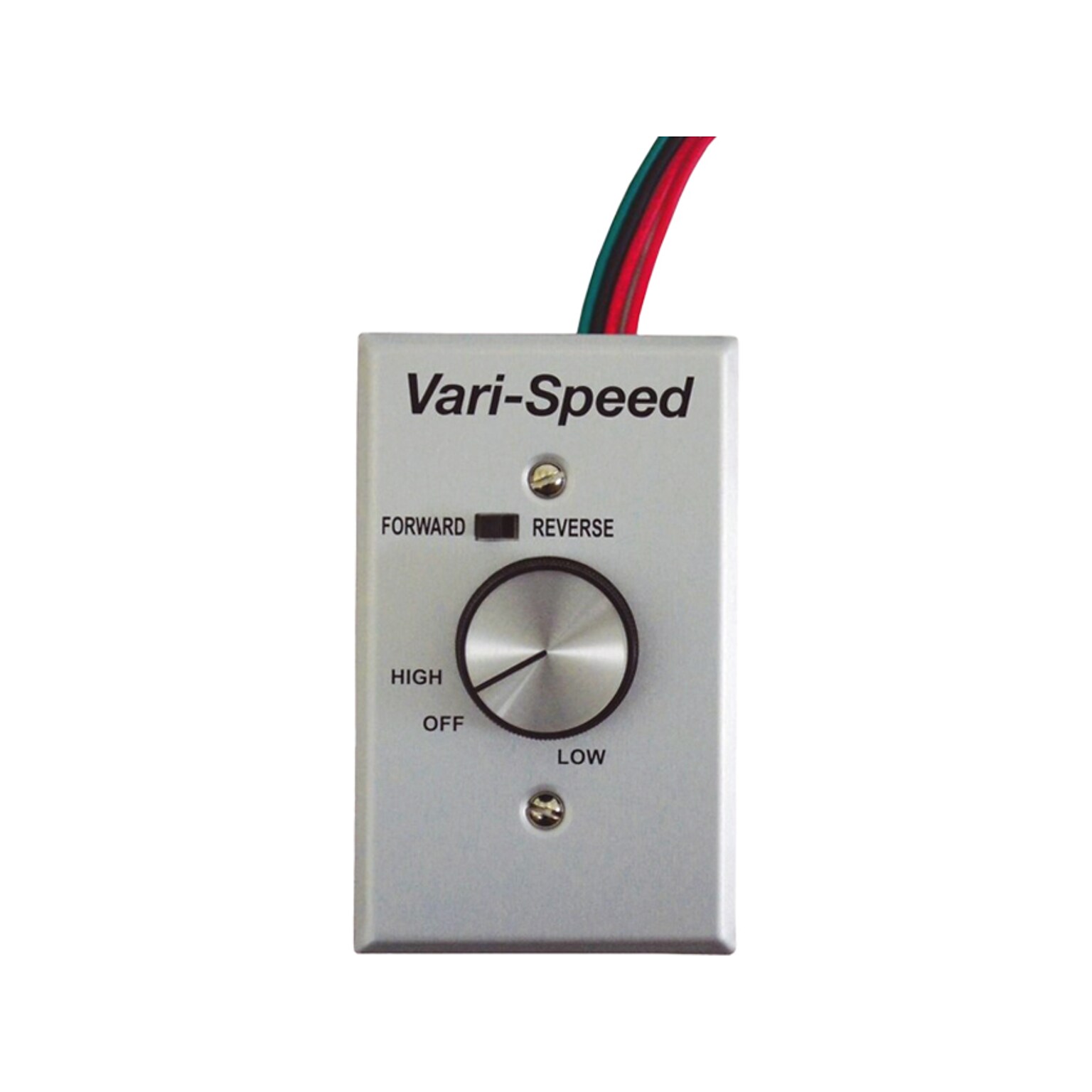 TPI Corporation Industrial Ceiling Fan Solid-State Speed Controller with Reversing Switch, Silver (08666802)
