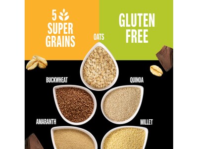 KIND Healthy Grains Gluten Free Dark Chocolate Chunk Energy Bar, 1.4 oz., 10 Bars/Box (67074)