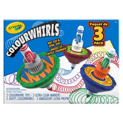Crayola Colourwhirls, 3 Pieces/Pack (74-7647)