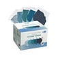 WeCare Ocean Tones Disposable KN95 Fabric Face Masks, One Size, Assorted Colors, 20/Pack, 50 Packs/Carton (TBN203261)