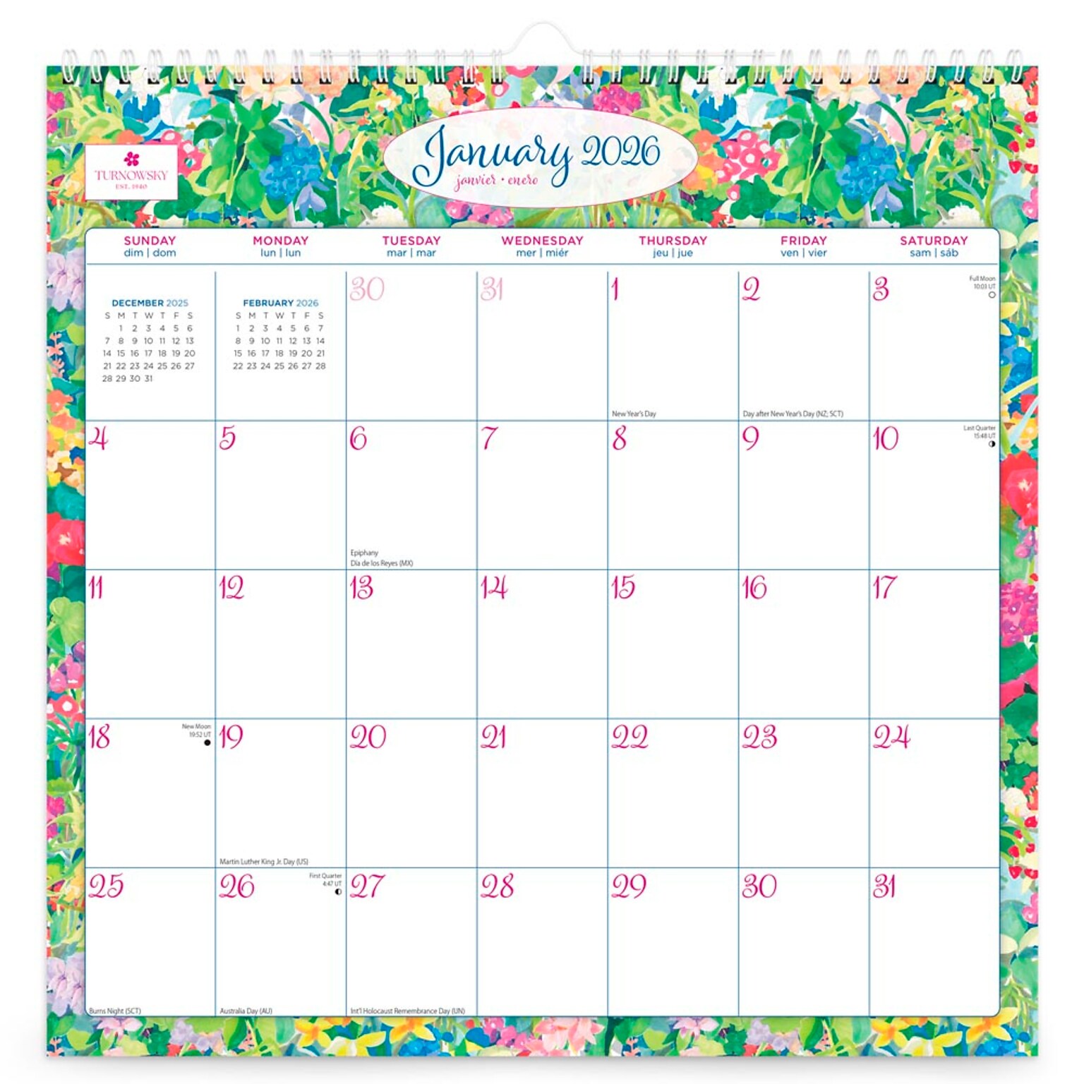 2026 BrownTrout House of Turnowsky 12 x 12 Monthly Wall Calendar (9798330701766)