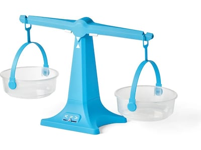 hand2mind Nestable Pan Balance, Blue/White (93404)