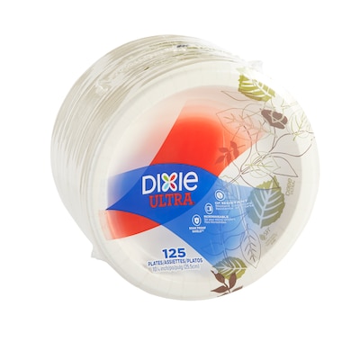 Dixie Ultra Pathways Heavy-Weight Paper Plates, 10”, 500/Carton