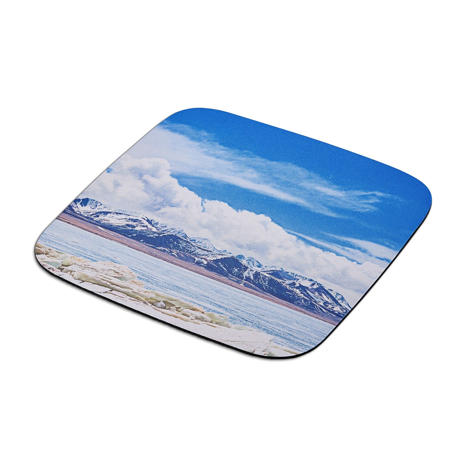 Staples TECH Non-Skid Mouse Pad, Blue (52095)