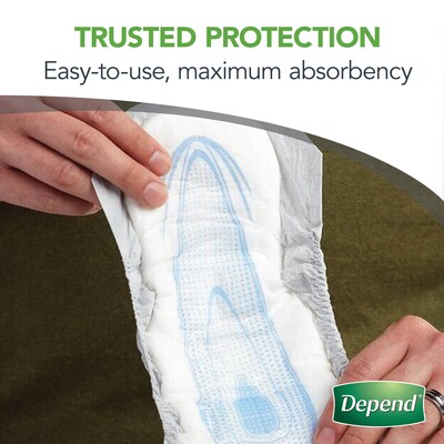 Depend Incontinence Guards/Pads for Men, 168/Pack (53187)