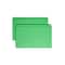 Smead File Folder, Reinforced Straight-Cut Tab, Legal Size, Green, 100/Box  (17110)