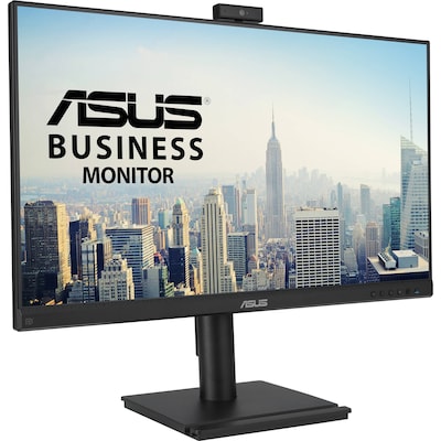 ASUS 23.8 Full HD IPS 100Hz Video Conferencing Adaptive-Sync Monitor, Built-In Speaker, Height Adjustable, Black (BE249QFK)