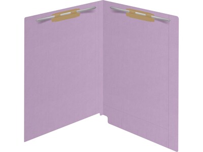 Medical Arts Press Reinforced Classification Folder, 1 3/8" Expansion, Letter Size, Lavender, 50/Box (S-09484-LAV)