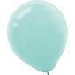 Amscan Solid Pastel Latex Balloons, 12'', 4/Pack, Assorted, 72 Per Pack (113100.99)