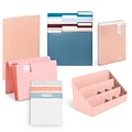 Poppin Get Your Desk 13-Piece Desk Organizer Set, Assorted Colors (109694)