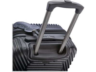 American Tourister Disney Mickey ABS Carry-On Hardside Luggage, Black (137677-1041)