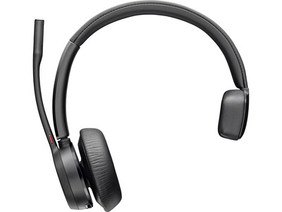 Poly Voyager 4300 UC Series USB-A Bluetooth Mono Phone & Computer Headset, Unified Communications Certified (76U48AA)