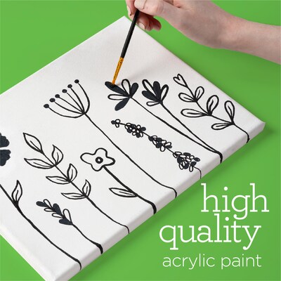 Apple Barrel Acrylic Paint Matte, Gallon, Black (APP13459E)