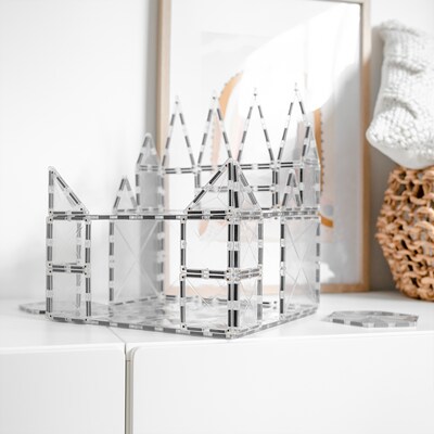 Connetix Magnetic Tiles Clear Base Plate Pack, 2 Pieces (CNTC00002BP)