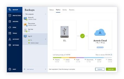 Acronis Cyber Protect Home Office - 1 Computer + 50 GB Acronis Cloud Storage - 1 year subscription ESD