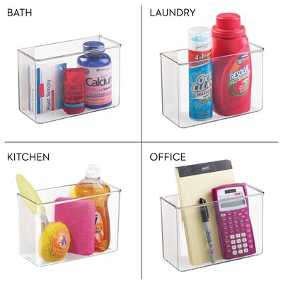 iDESIGN Adhesive Organizers, Clear, 4/Set (27835M4)