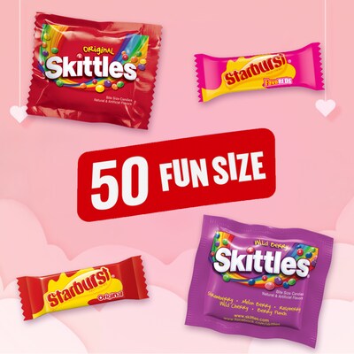Mars Valentine's Exchange Fun Size Variety Pack, 50/Bag (MMM30036)