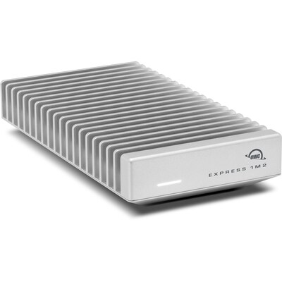 OWC M.2 External Hard Drive Enclosure, SSD, Silver (OWCUS4V2EXP1M2)