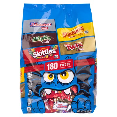 Mars Mixed Chocolate & Sugar Variety Halloween Bundle, 78.76 oz., 215 Pieces, 2/Pack (600-04104)
