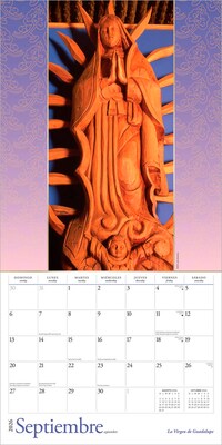 2026 BrownTrout La Virgen de Guadalupe 12" x 12" Monthly Wall Calendar (9798330704156)