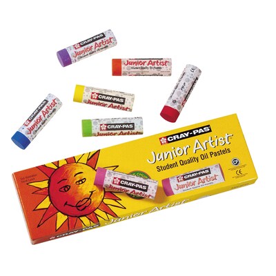 Sakura Cray-Pas Junior Artist, Chubbies, Assorted Colors, 12/Set, 2 Sets/Bundle (SAKXCJP12-2)