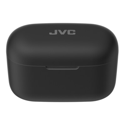 JVC Marshmallow Plus True Wireless Active Noise Canceling Earbuds with Microphone & Charging Case, Bluetooth, HA-A25T (Black)