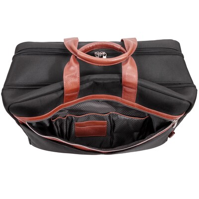 McKlein Wellington 21" Nylon Carry-On Travel Duffel, Black (79115)