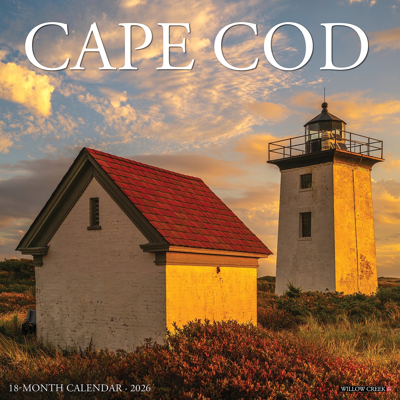2026 Willow Creek Cape Cod 12 x 12 Monthly Wall Calendar (50545)