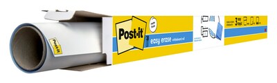 Post-it Easy Erase Plastic Adhesive Dry-Erase Whiteboard, 6' x 4' (FWS6X4)