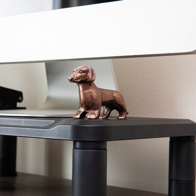 Mind Reader Dachshund Figurine, Antique Brass (DOGDEC-BRZ)