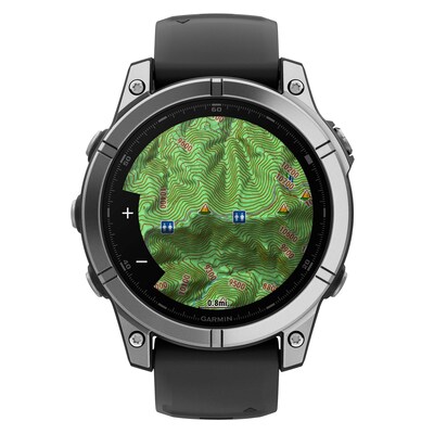 Garmin fenix E AMOLED Multisport GPS Smartwatch, Stainless Steel & Black, 47mm (GRM0302502)