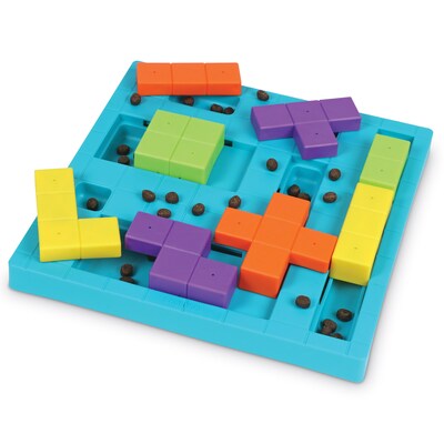 Brightkins Brain Teaser Treat Puzzle, Multicolored, 4 Pieces (LER9392)