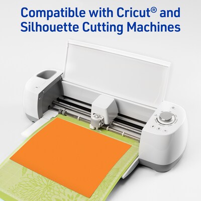 Avery Laser/Inkjet Multipurpose Rectangle Labels, 8.5" x 11", Bright Orange, 20/Pack (94269)