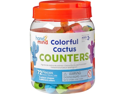 hand2mind Colorful Cactus Counters (94449)