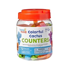 hand2mind Colorful Cactus Counters (94449)